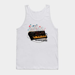 modular synthesizer offset graphic Tank Top